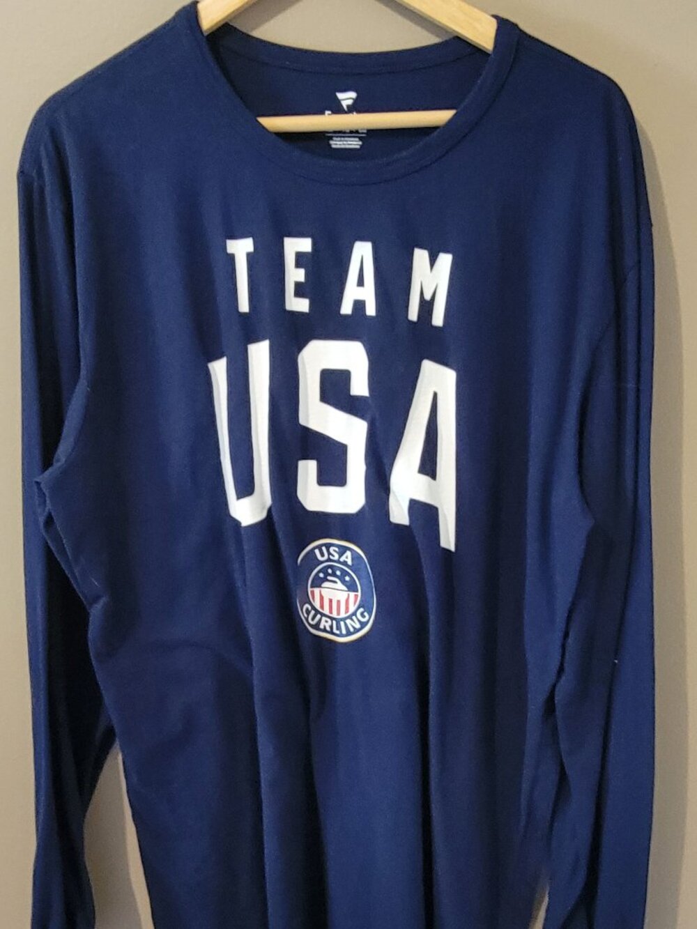 Fanatics - Team USA Curling Long-Sleeve T-Shirt - XL